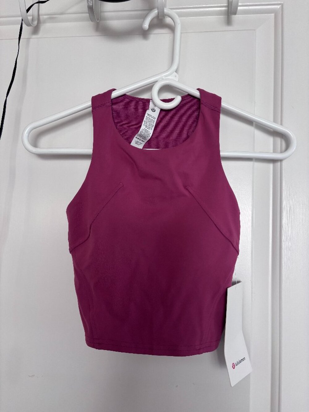 NWT Lululemon Women's Size 0 Pink Wunder Train Racerback Tank